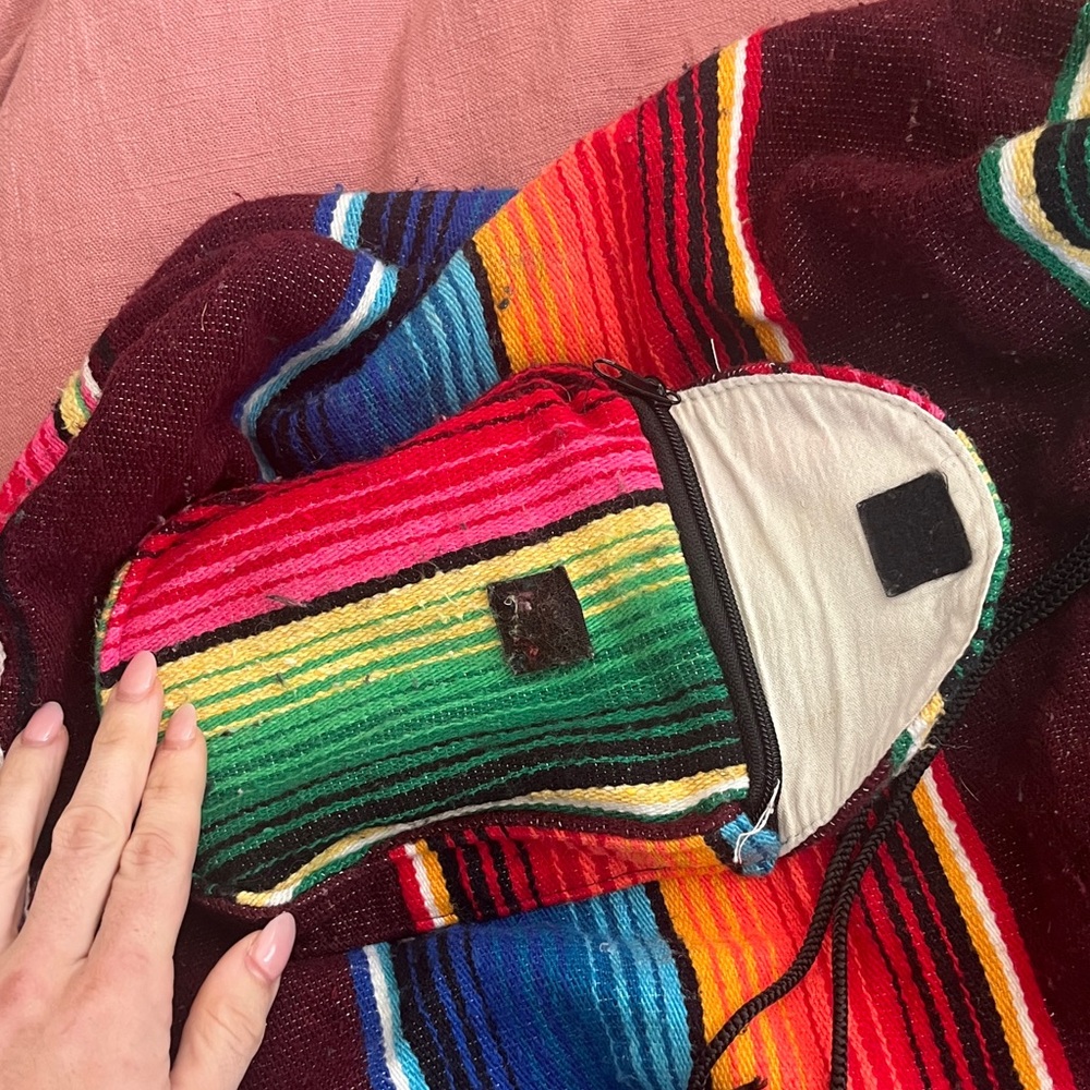 Hippie bag stoner bag southwest pattern - Picture 3 of 4